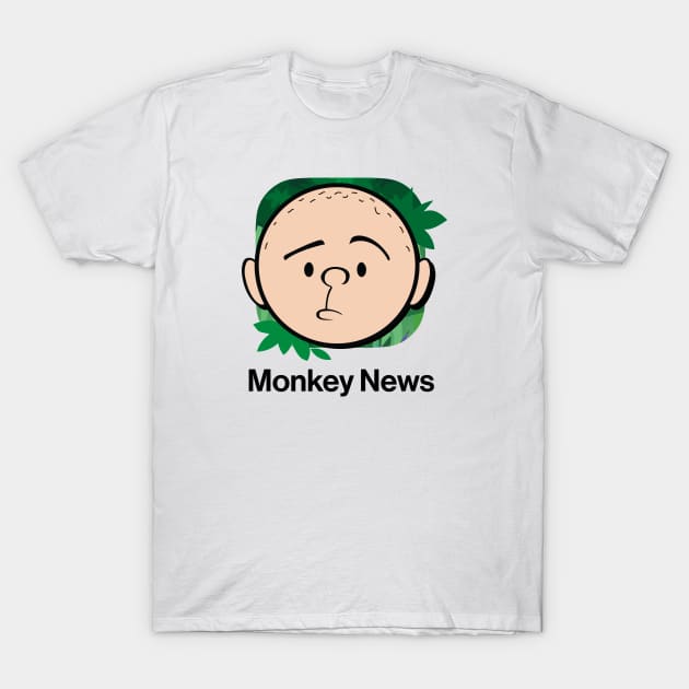 Karl Pilkington - Monkey News T-Shirt by Pilkingzen